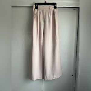 Express Soft Cream Wide-Leg Pants
